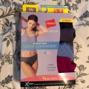 New in box Hanes high cut underwear